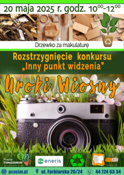 Akcja pn. „Drzewko za makulaturę” już po raz czwarty odbędzie się w Powiatowym Centrum Animacji Społecznej